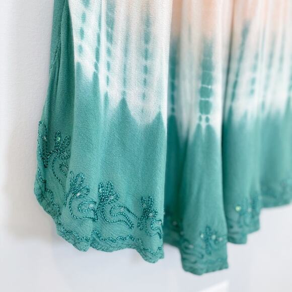 💗 3/$10 💗 Advance Apparels ombre beach cover-up One Size Fits Most EUC - Picture 9 of 12